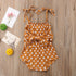 Polka Dot Bow Romper