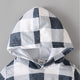 Romeo Checkered Hooded Jumpsuit