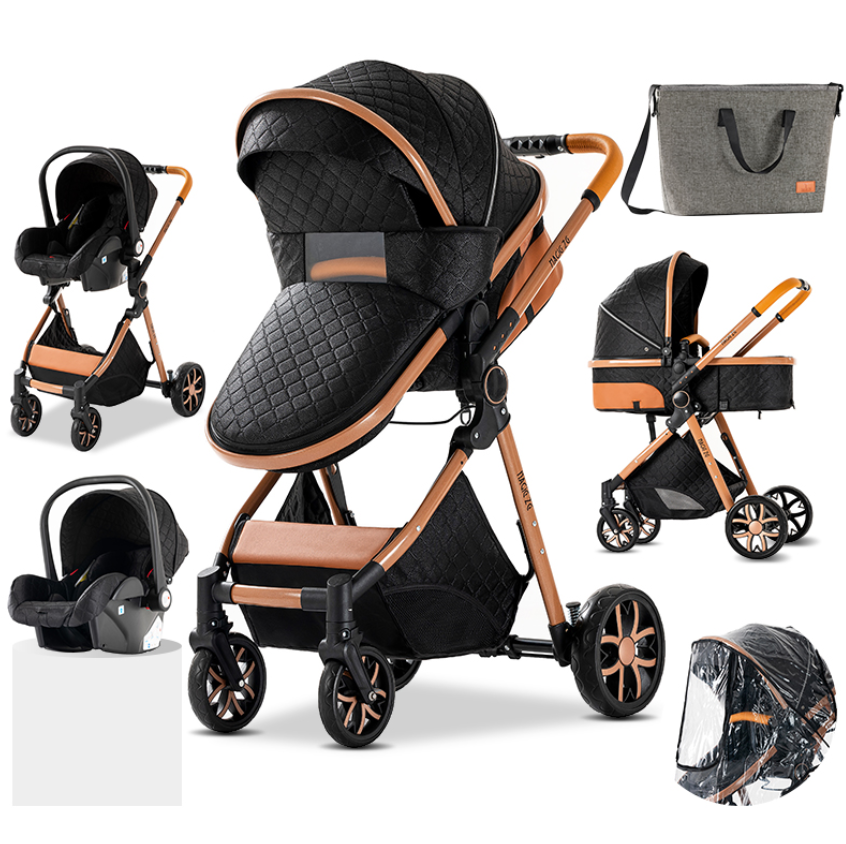 Premium 3 in 1 Baby Stroller with Car Seat MoonBun
