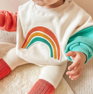 Happy sales rainbow jumper