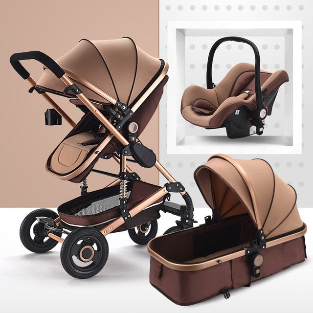 3 in 1 baby stroller Premium 3-in-1 Stroller u2
