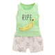 Banana Vest Shorts Outfit (Multiple Colors)