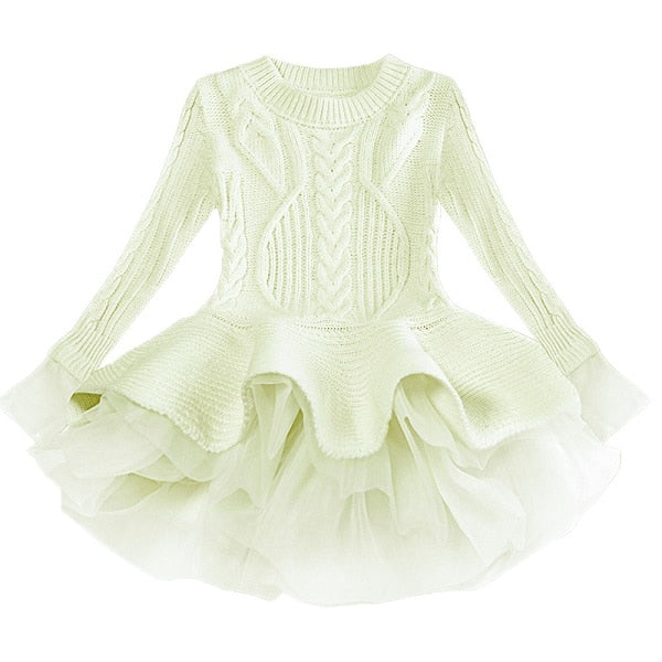 long sleeve white tutu dress Two-Piece Tutu Skirt White Tulle Lace Long Sleeves Homecoming Dresses, Musebridals