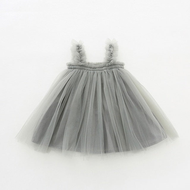 grey tutu dress tulle Gray Flower Girl Dress, Grey Tulle Flower Girl Dress, Tutu Flower Girl Dress Tulle Long, Gray Tutu Dress, Classic & Elegant Sleeveless Style