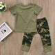 Daddy's Girl or Boy T-Shirt Camouflage Pants Outfit