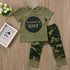 Daddy's Girl or Boy T-Shirt Camouflage Pants Outfit