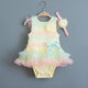 Summer Lace Tutu Dress with Matching Headband (Multiple Colors)