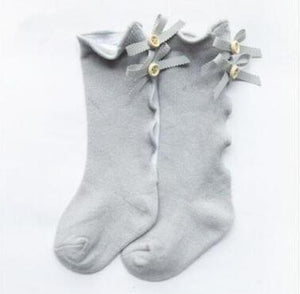 Ruffle Bow Socks