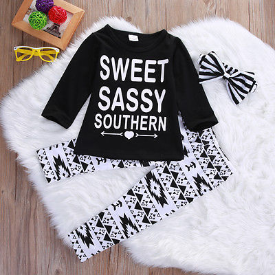 Sweet and Sassy Southern Outfit for Toddler Girls - MoonBun